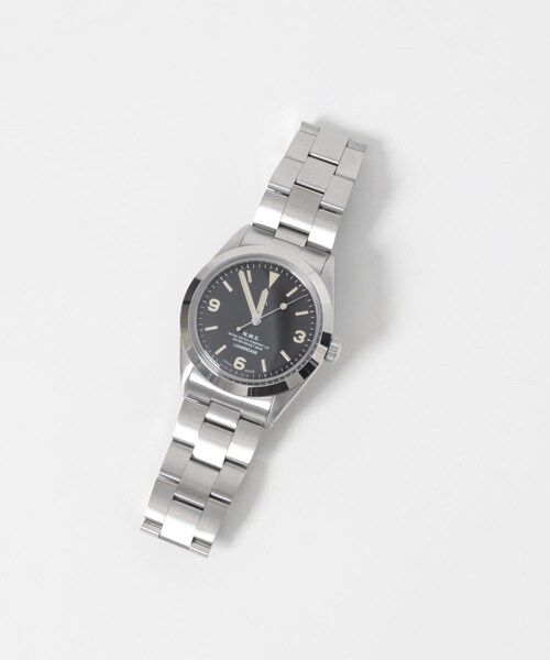 URBAN RESEARCH(アーバンリサーチ)の「NAVALWATCH NAVALWATCH by LOWERCASE(アナログ腕時計・メンズ・SILVER/BLK・Free)」の7枚目の写真