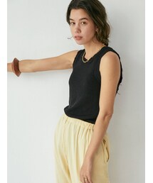 Ungrid | 透かし編みニットタンクトップ(タンクトップ)