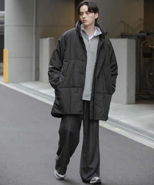 SENSE OF PLACE by URBAN RESEARCH(センスオブプレイスバイアーバンリサーチ)の「『URTECH』『ユニセックス』パデッドモンスターコート(その他アウター・メンズ・BLACK/GREIGE/BLUE・M/L)」の7枚目の写真