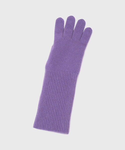 ADAM ET ROPE'(アダムエロペ)の「【AURALEE/オーラリー】BABY CASHMERE KNIIT LONG GLOVES(手袋・メンズ・ブラック/ブラウン/パープル・F)」の17枚目の写真