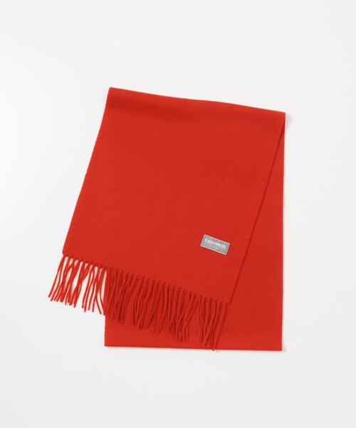 URBAN RESEARCH（アーバンリサーチ）の「ソリッドカシミヤマフラー（マフラー・メンズ・CHARCOAL/ORANGE/RED/BLACK・FREE）」の11枚目の写真