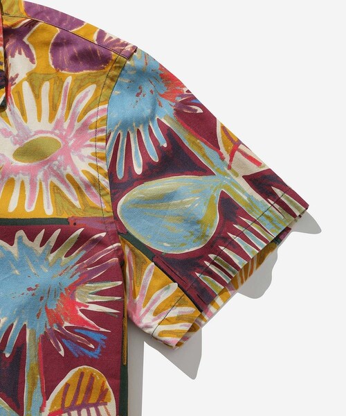 Saturdays NYC（サタデーズ ニューヨークシティ ）の「Summer Bloom Canty SS Shirt（シャツ/ブラウス・レディース・キナリ/サックス/クリーム・L/XL/M）」の15枚目の写真