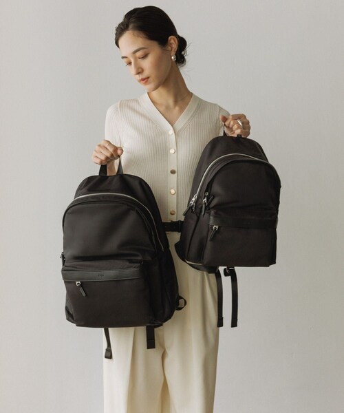 ROPE'(ロペ)の「【E'POR】【A4/PC対応・撥水・軽量】Pac Sac(パックサック)【26SS/新型】/累計1万点販売・一部WEB限定(バックパック/リュック・レディース・ブラック/グレー/ダークブラウン/ベージュ・F)」の10枚目の写真