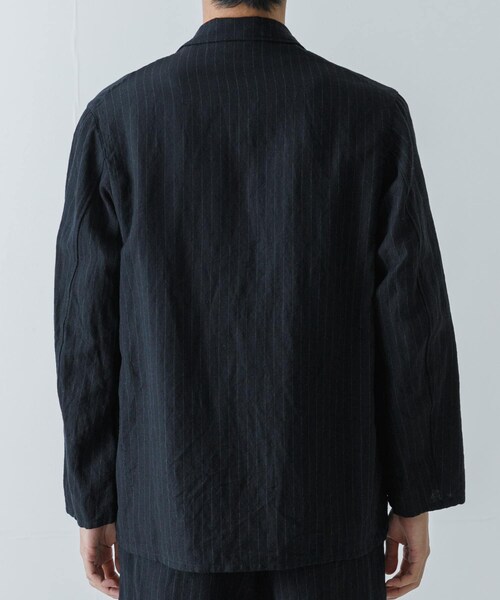 URBAN RESEARCH（アーバンリサーチ）の「『セットアップ対応』new basic Wool/Linen jacket（テーラードジャケット・メンズ・NAVY ST/CHARCOAL・M/L/XL）」の9枚目の写真