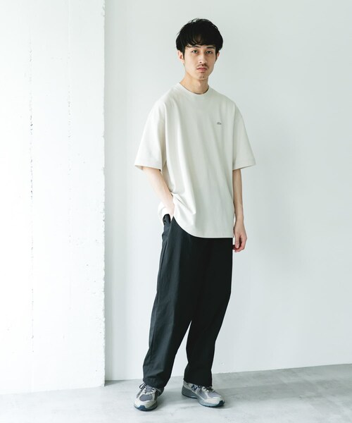 URBAN RESEARCH DOORS(アーバンリサーチドアーズ)の「『別注』LACOSTE×DOORS MOSS STITCH SHORT-SLEEVE T-SHIRTS(Tシャツ/カットソー・メンズ・HAMMAM/SOJA/BUFFALO/GRAPHITE・3/4/5)」の11枚目の写真