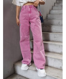 EVRIS | simple wide デニムパンツ(デニムパンツ)