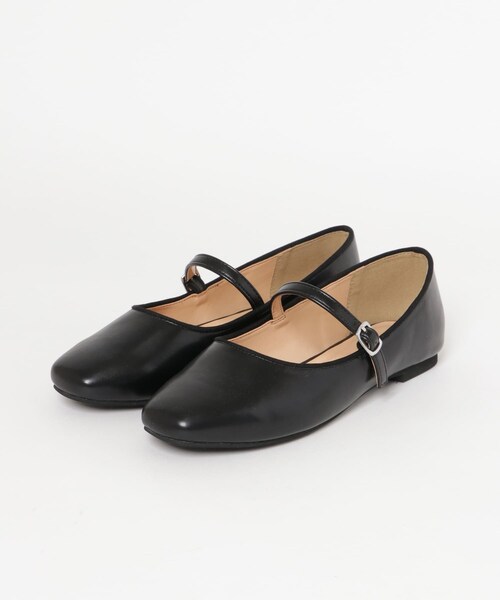 URBAN RESEARCH Sonny Label（アーバンリサーチサニーレーベル）の「メリージェーンフラットパンプス（パンプス・レディース・ブラック・23/23.5/24）」の4枚目の写真