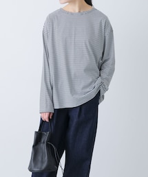 かぐれ | ハイツイストボーダーカットソー(Tシャツ/カットソー)