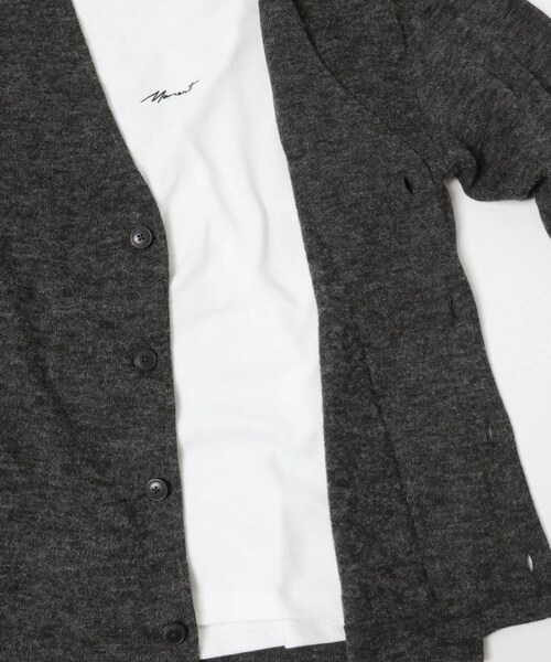 ITEMS URBANRESEARCH（アイテムズ アーバンリサーチ）の「キモウメランジカーディガン＋長袖刺繍Tセット（Tシャツ/カットソー・メンズ・BLU/BEG/BRN/BLK・M/L）」の13枚目の写真