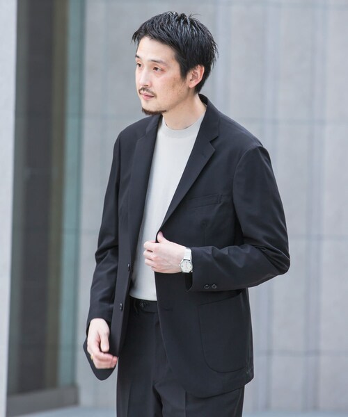URBAN RESEARCH DOORS（アーバンリサーチドアーズ）の「『イージーケア』LIFE STYLE TAILOR　4WAYストレッチライトコンフォータブルJK（その他アウター・メンズ・MOCHA/NAVY/BLACK・S/M/L/XL）」の9枚目の写真