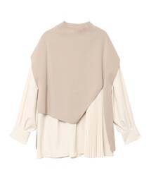 ELENDEEK | ASYMME PLEATS BL SET KT(ニット/セーター)