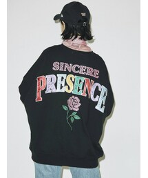 jouetie | バックBIGロゴローズプルオーバー(Tシャツ/カットソー)