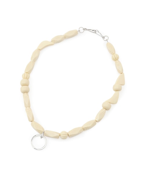 ADAM ET ROPE'（アダムエロペ）の「【La Maison de Lyllis（メゾンドリリス）】HATKEEPER（ネックレス・レディース・ホワイト系/ブラウン系/キャメル・F）」の18枚目の写真