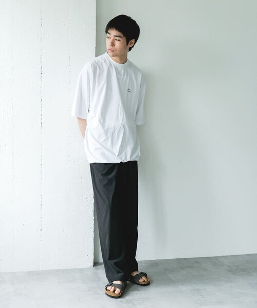 URBAN RESEARCH DOORS(アーバンリサーチドアーズ)の「『別注』Snow Peak Apparel×DOORS WA/AC DRAWSTRING T-SHIRTS(Tシャツ/カットソー・メンズ・WHITE/CHARCOAL/BROWN/FOLIAGE・M/L/XL)」の11枚目の写真