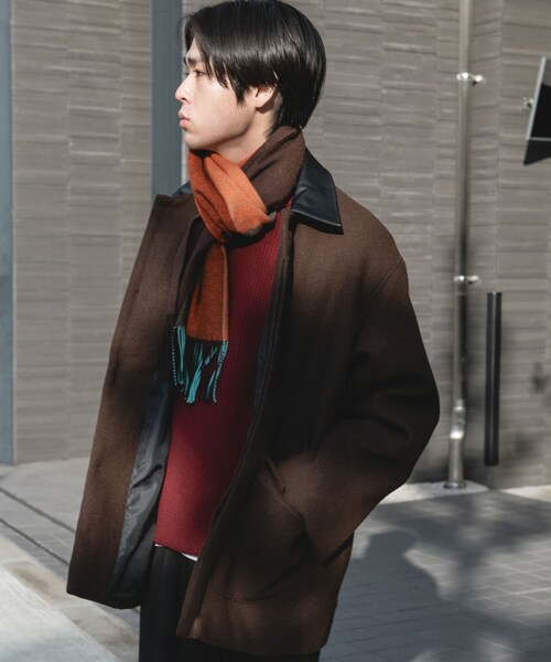URBAN RESEARCH DOORS(アーバンリサーチドアーズ)の「ウールブレンドカバーオール(カバーオール・メンズ・CHECK/BROWN/BLACK・M/L)」の16枚目の写真