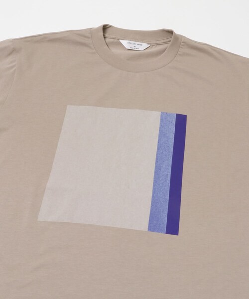 URBAN RESEARCH DOORS(アーバンリサーチドアーズ)の「STILL BY HAND 強撚コットン天竺グラデーションプリントTシャツ(Tシャツ/カットソー・メンズ・WHITE/GREIGE/L/BEIGE・46/48)」の12枚目の写真