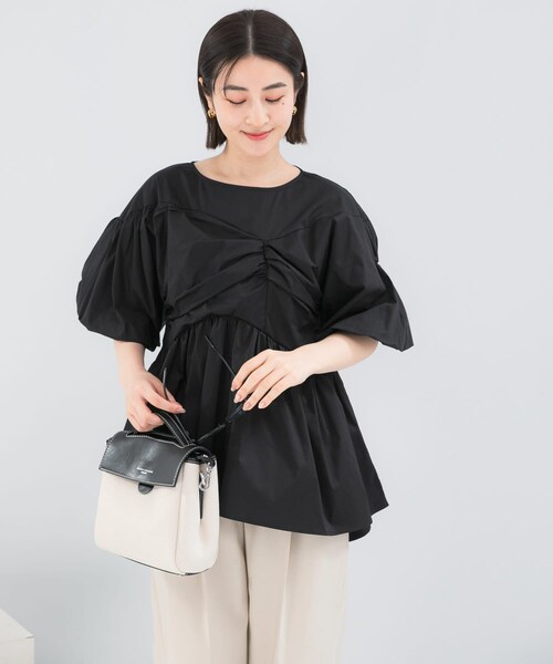 URBAN RESEARCH ROSSO（アーバンリサーチロッソ）の「『別注』ELENDEEK×ROSSO　GATHER BLOUSE（シャツ/ブラウス・レディース・O.WHT/BLK/BLU・Free）」の20枚目の写真