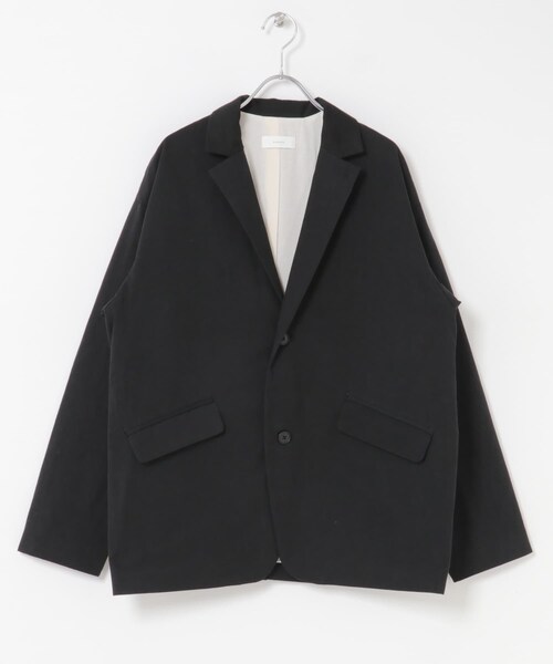 かぐれ(カグレ)の「Tailored jacket w/lining(テーラードジャケット・レディース・BEIGE/BLACK・FREE)」の16枚目の写真