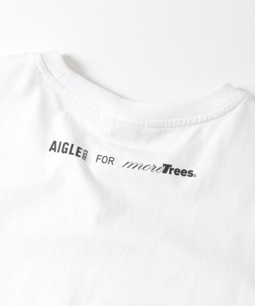THE GOODLAND MARKET（ザグッドランドマーケット）の「AIGLE　チャリティ グラフィック 半袖Tシャツ 5（Tシャツ/カットソー・メンズ・BLANC/G.LILAS・S/M/L/XL）」の5枚目の写真