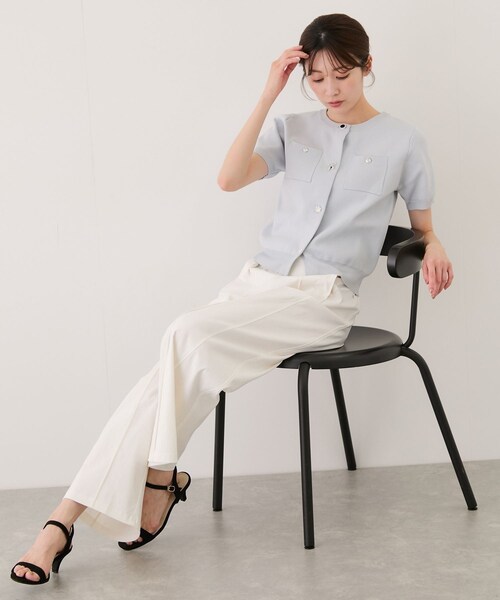 Jayro(ジャイロ)の「HAKIYASEワイドパンツ(その他パンツ・レディース・ブラック/ホワイト系/カーキ/ネイビー系・38)」の21枚目の写真