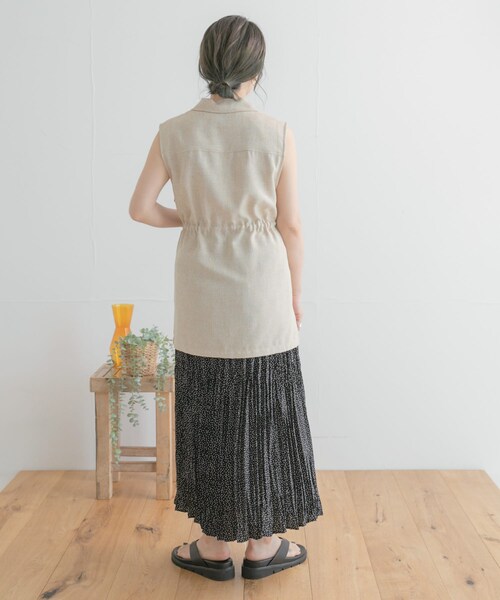 ITEMS URBANRESEARCH（アイテムズ アーバンリサーチ）の「ミリタリーベスト（ベスト・レディース・GRN/BEG/BLK・FREE）」の19枚目の写真