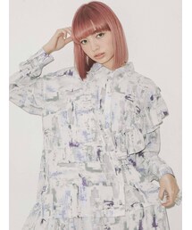 merry jenny | Waterfrontアシメフリルシャツ(シャツ/ブラウス)