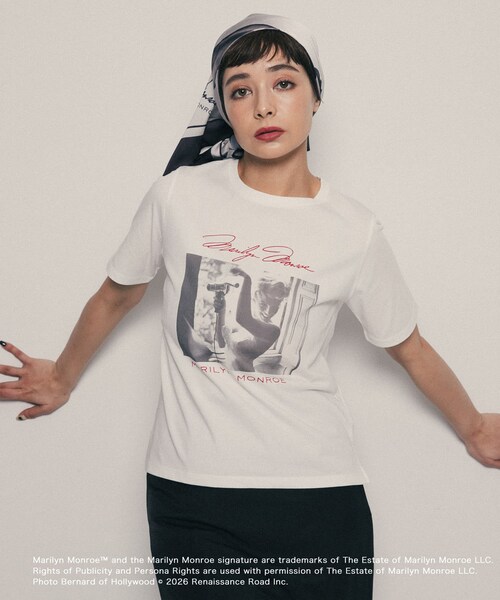 SENSE OF PLACE by URBAN RESEARCH(センスオブプレイスバイアーバンリサーチ)の「『別注』MARILYNMONROE×SENSE OF PLACE プリントスカーフ(バンダナ/スカーフ・レディース・BLACK/GREEN・One)」の10枚目の写真