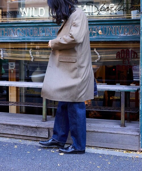 ADAM ET ROPE'(アダムエロペ)の「【CHRYSALIS/クリサリス】CHESTERFIELD(チェスターコート・メンズ・ベージュ・38/40)」の6枚目の写真