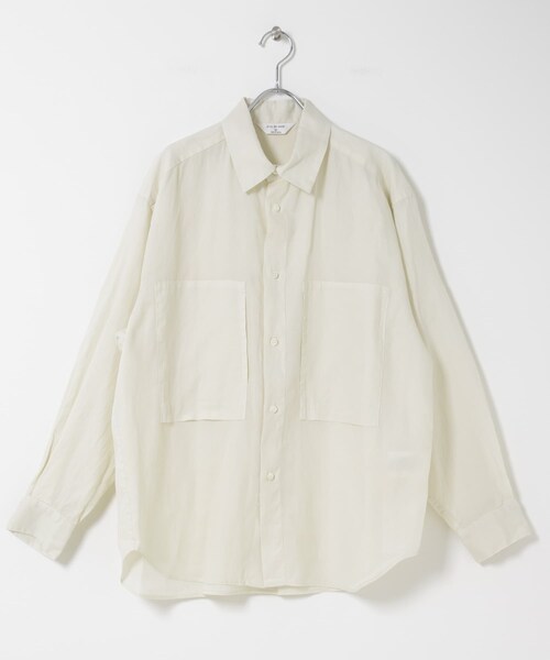 URBAN RESEARCH DOORS（アーバンリサーチドアーズ）の「STILL BY HAND　GARMENT-DYE OVER SHIRTS（シャツ/ブラウス・メンズ・SKY BLUE/ECRU/BLACK NAVY・46/48）」の3枚目の写真