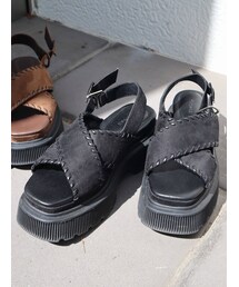 EMODA | クロスステッチサンダル(サンダル)