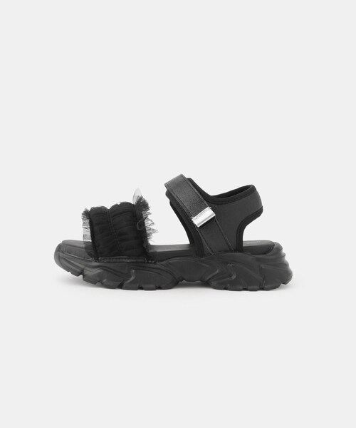 ROPE' PICNIC（ロペピクニック）の「【KIDS/キッズ】チュールサンダル（サンダル・キッズ・ブラック/その他・20/21/22）」の16枚目の写真