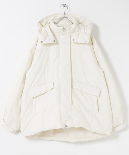 URBAN RESEARCH ROSSO（アーバンリサーチロッソ）の「ELENDEEK　OVER FORM DOWN COAT（その他アウター・レディース・IVY/BLK・Free）」の3枚目の写真