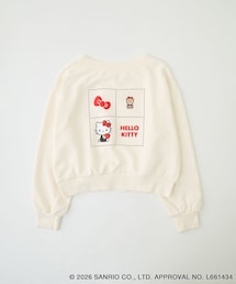 ROPE' PICNIC | 【ROPE' PICNIC×ハローキティ】ボートネック裏毛プルオーバー(スウェット)