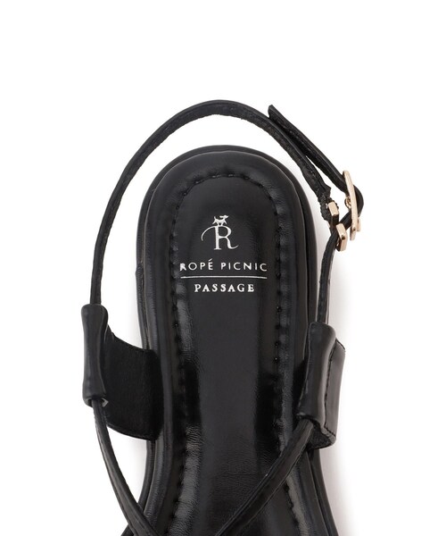 ROPE' PICNIC(ロペピクニック)の「フラットメタルトングサンダル(サンダル・レディース・ブラック/ダークブラウン・L/M/S)」の19枚目の写真