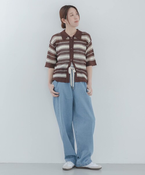 URBAN RESEARCH Sonny Label（アーバンリサーチサニーレーベル）の「イージーカーブデニムパンツ（デニムパンツ・レディース・インディゴ/L.インディゴ・36/38）」の20枚目の写真