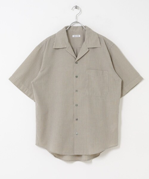 URBAN RESEARCH DOORS(アーバンリサーチドアーズ)の「FORK&SPOON シアサッカーショートスリーブシャツ(シャツ/ブラウス・メンズ・CCLxBLK/BEGxCCL・4/5)」の21枚目の写真
