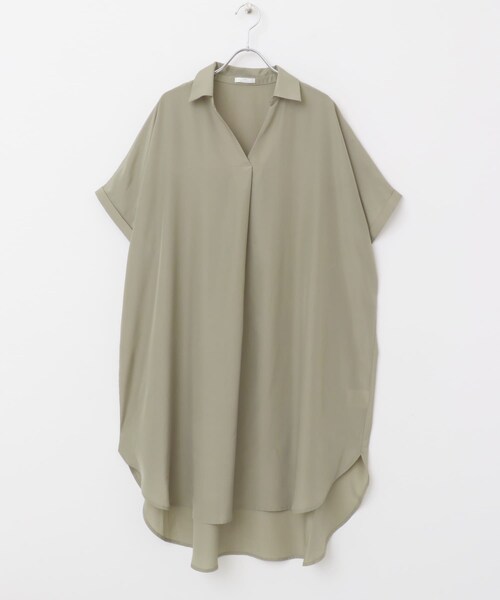 ITEMS URBANRESEARCH（アイテムズ アーバンリサーチ）の「スキッパーフレンチチュニック（チュニック・レディース・NVY/KHK/WHT/MNT・FREE）」の22枚目の写真