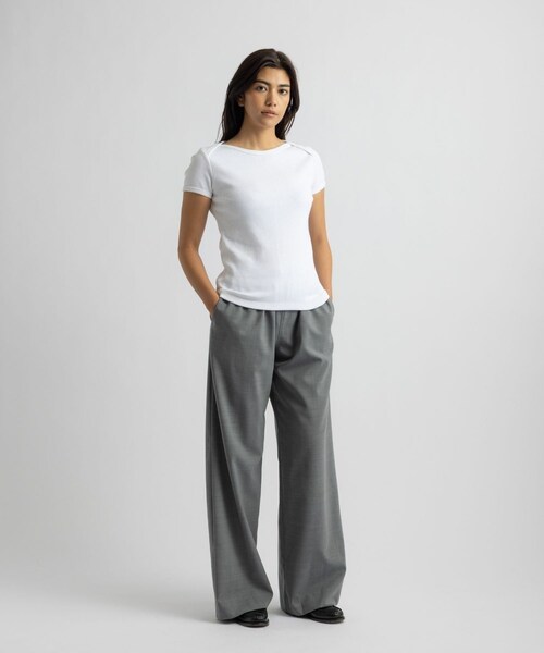 Saturdays NYC(サタデーズ ニューヨークシティ )の「Palmetto Relaxed Pants | WOMEN(その他パンツ・レディース・グレー/ネイビー・L/M/S)」の18枚目の写真