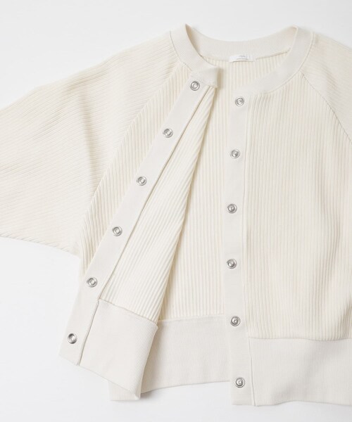 ITEMS URBANRESEARCH(アイテムズ アーバンリサーチ)の「針抜きドルマンカーディガン(カーディガン/ボレロ・レディース・L.YEL/BLK/OFF・Free)」の13枚目の写真