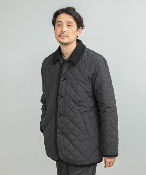 URBAN RESEARCH DOORS(アーバンリサーチドアーズ)の「LIFE STYLE TAILOR LIMONTA EAST キルティングコート(ダウンジャケット/コート・メンズ・BLACK/NAVY・M/L)」の5枚目の写真