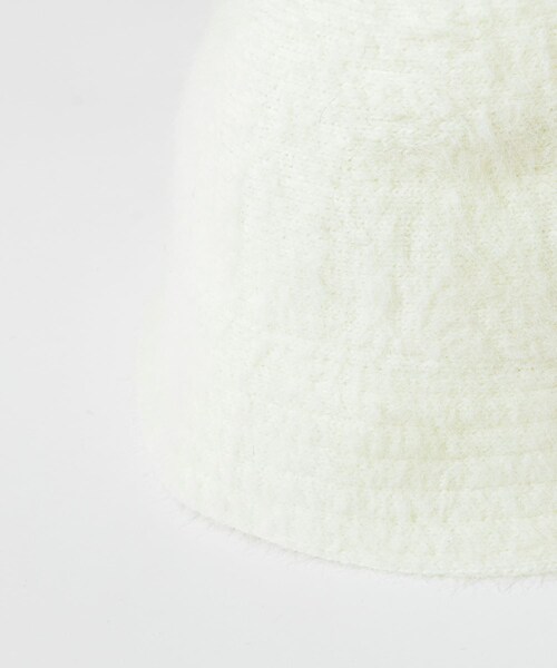 URBAN RESEARCH Sonny Label（アーバンリサーチサニーレーベル）の「シャギーハット（ハット・レディース・オフ/ブラック/ブラウン・one）」の7枚目の写真