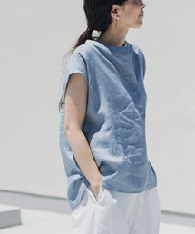 URBAN RESEARCH DOORS | リネンスキッパーフレンチブラウス(シャツ/ブラウス)