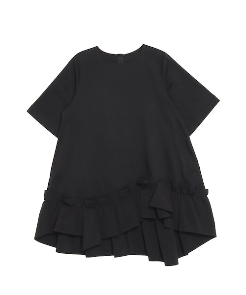 ELENDEEK(エレンディーク)の「FRILL HEM BL(シャツ/ブラウス・レディース・オフホワイト/ブラック/ライム・F)」の7枚目の写真