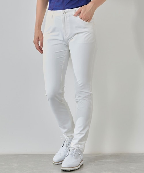 ROPE'（ロペ）の「【撥水】【UV】ボディシェルスキニーパンツ（その他パンツ・レディース・ブラック/グレー/ホワイト/ネイビー・L/M/S）」の2枚目の写真