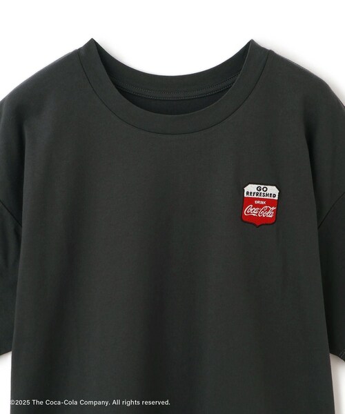 VIS（ビス）の「【Coca-Cola】VIS別注フォト＆ロゴプリントアソートTシャツ（Tシャツ/カットソー・レディース・チャコール/ホワイト/ピンク・F）」の22枚目の写真