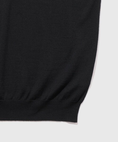 ADAM ET ROPE'（アダムエロペ）の「【BATONER/バトナー】SUPERIOR MERINO CREW NECK（ニット/セーター・メンズ・ブラック・2/3/4）」の8枚目の写真
