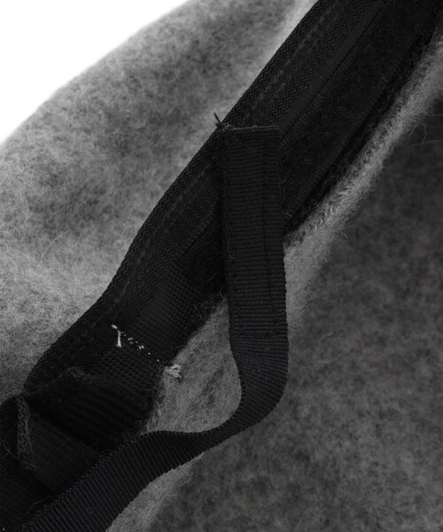 ROPE' PICNIC（ロペピクニック）の「ウールフェルトベレー帽/リンクコーデ（ハンチング/ベレー帽・レディース・ブラック/ライトグレー・F）」の9枚目の写真