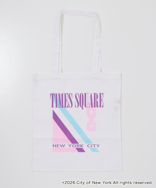 KBF(ケイビーエフ)の「GOOD ROCK SPEED NYC ToteBag(トートバッグ・レディース・WHITE/NATURAL・Free)」の4枚目の写真