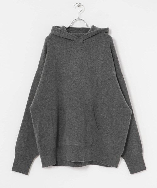 URBAN RESEARCH（アーバンリサーチ）の「dDdDdDd　CASHMERE VINTAGE HOODIE（パーカー・メンズ・BEIGE/BLACK/NAVY/M GRAY・M/L/XL）」の12枚目の写真