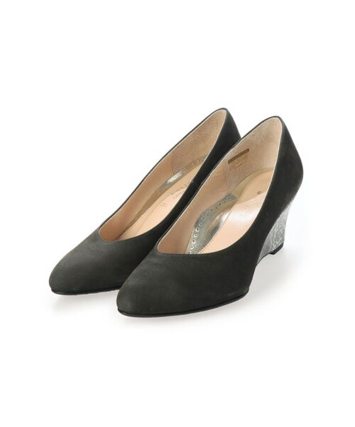 新品レインバレーシューズモードエジャコモカリーノ23.5シルバー 楽天